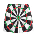 Classic Dartboard Print Cotton Shorts