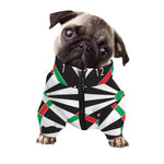 Classic Dartboard Print Dog Zip Up Jacket