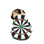 Classic Dartboard Print Dog Zip Up Jacket
