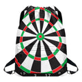 Classic Dartboard Print Drawstring Backpack