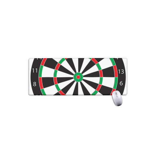 Classic Dartboard Print Extended Mouse Pad