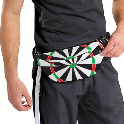Classic Dartboard Print Fanny Pack