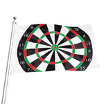 Classic Dartboard Print Flag