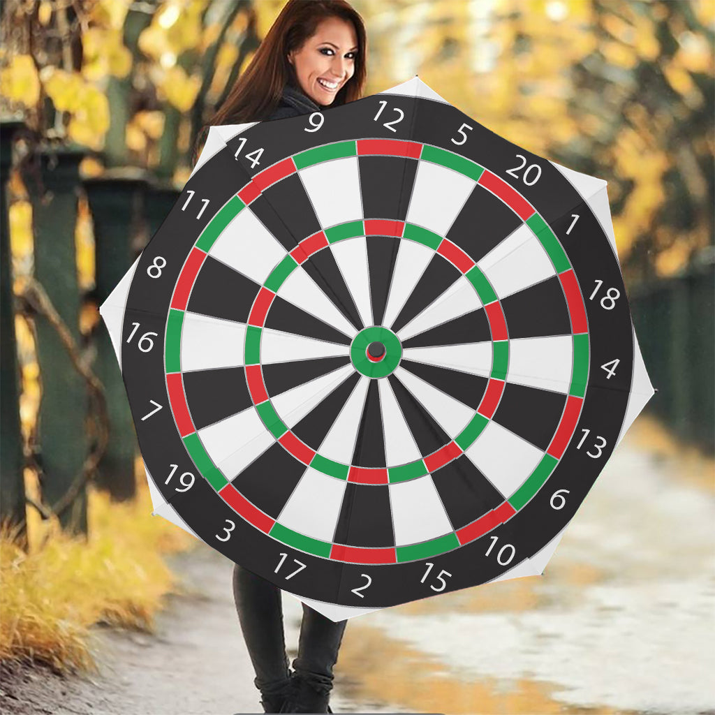 Classic Dartboard Print Foldable Umbrella