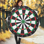 Classic Dartboard Print Foldable Umbrella