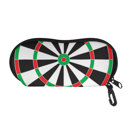 Classic Dartboard Print Glasses Case