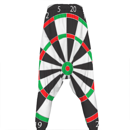 Classic Dartboard Print Hammer Pants