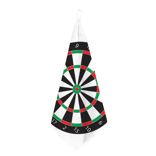 Classic Dartboard Print Hand Towel