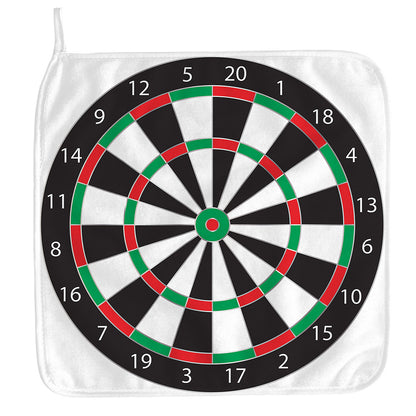 Classic Dartboard Print Hand Towel