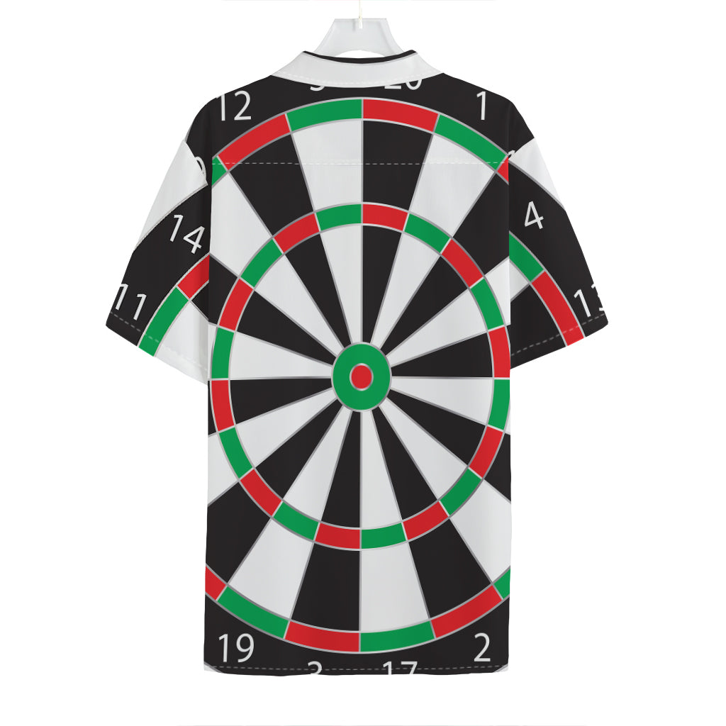 Classic Dartboard Print Hawaiian Shirt