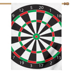 Classic Dartboard Print House Flag