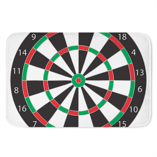 Classic Dartboard Print Indoor Door Mat