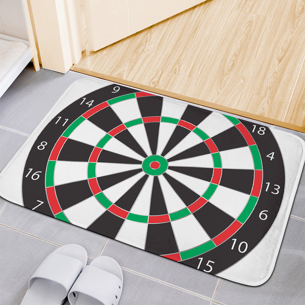 Classic Dartboard Print Indoor Door Mat
