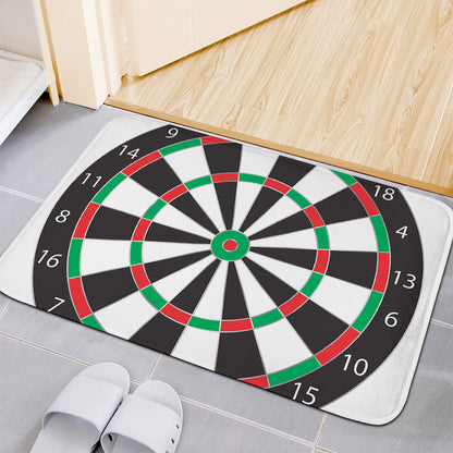 Classic Dartboard Print Indoor Door Mat