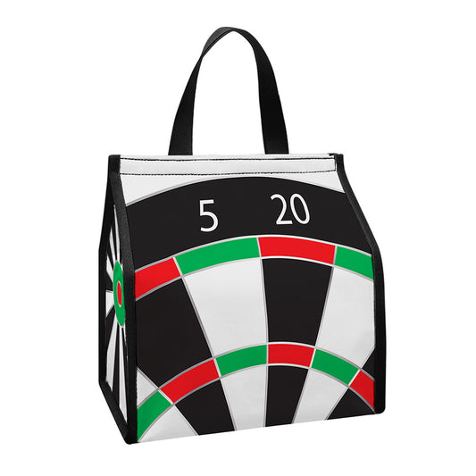 Classic Dartboard Print Insulated Lunch Tote
