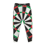 Classic Dartboard Print Jogger Pants