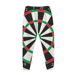 Classic Dartboard Print Jogger Pants