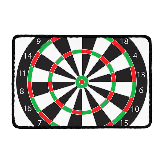 Classic Dartboard Print Kitchen Mat