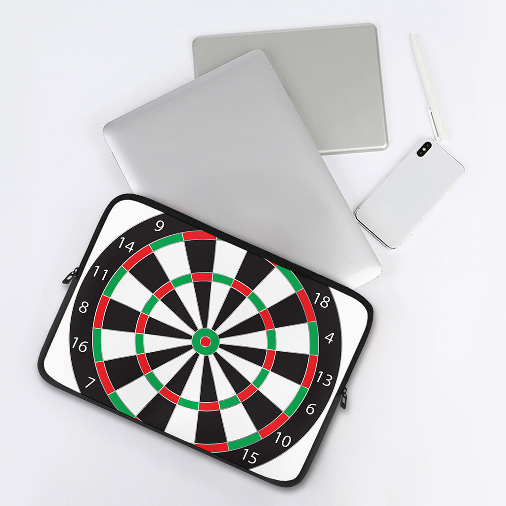Classic Dartboard Print Laptop Sleeve