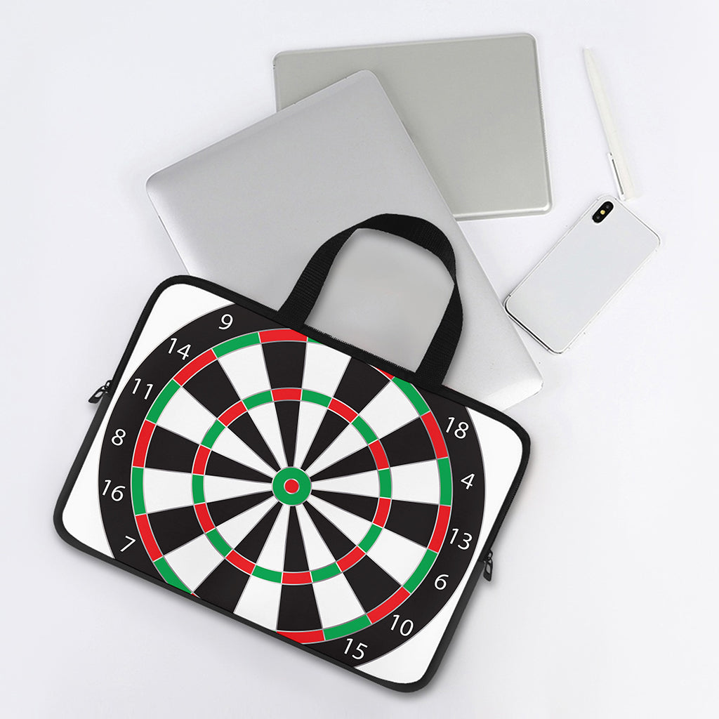 Classic Dartboard Print Laptop Sleeve With Handle