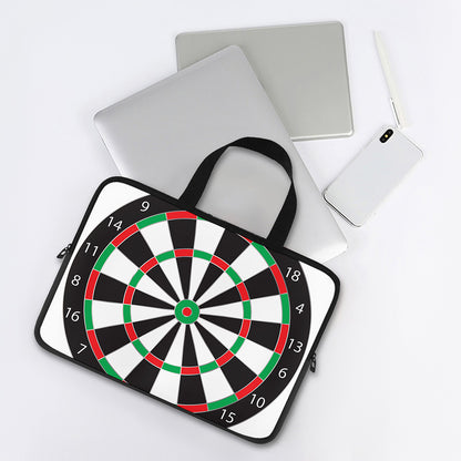 Classic Dartboard Print Laptop Sleeve With Handle
