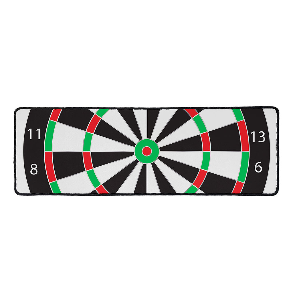 Classic Dartboard Print Long Kitchen Mat