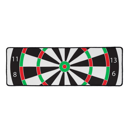 Classic Dartboard Print Long Kitchen Mat