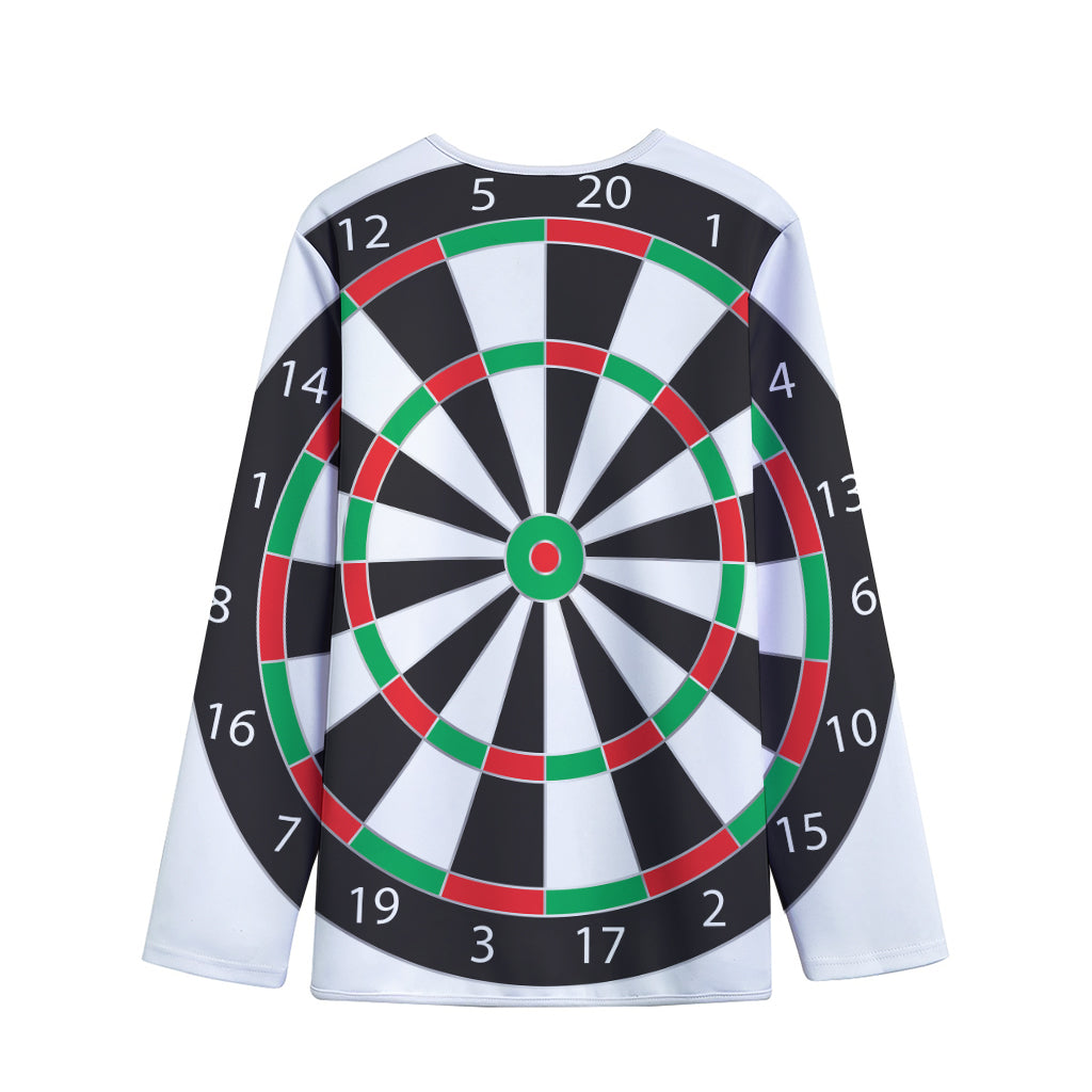 Classic Dartboard Print Long Sleeve Short Coat