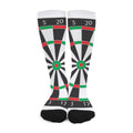 Classic Dartboard Print Long Socks