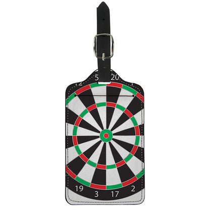 Classic Dartboard Print Luggage Tag