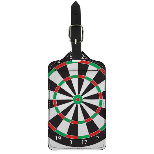 Classic Dartboard Print Luggage Tag