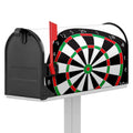 Classic Dartboard Print Mailbox Cover