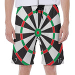 Classic Dartboard Print Men's Beach Shorts