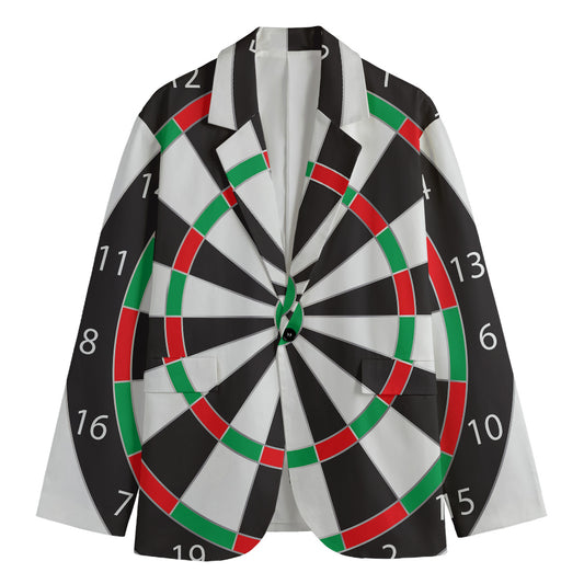 Classic Dartboard Print Men's Blazer