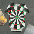 Classic Dartboard Print Men's Bodysuit