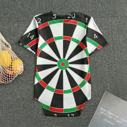 Classic Dartboard Print Men's Bodysuit