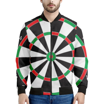 Classic Dartboard Print Men's Bomber Jacket