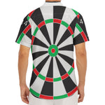Classic Dartboard Print Men's Deep V-Neck Shirt