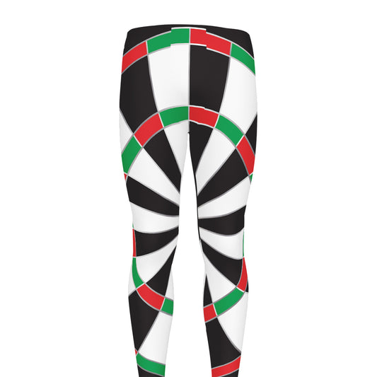 Classic Dartboard Print Men's leggings