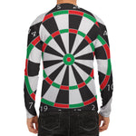Classic Dartboard Print Men's Long Sleeve Rash Guard