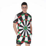 Classic Dartboard Print Men's Rompers