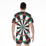 Classic Dartboard Print Men's Rompers