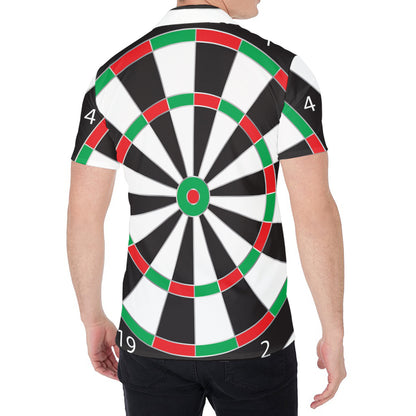 Classic Dartboard Print Men's Shirt