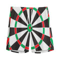 Classic Dartboard Print Men's Athletic Shorts