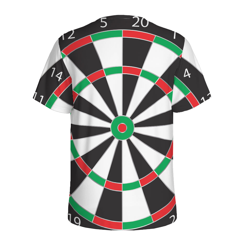 Classic Dartboard Print Men's Sports T-Shirt