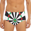 Classic Dartboard Print Men's Triangle Swim Briefs