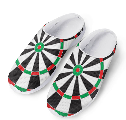 Classic Dartboard Print Mesh Casual Shoes
