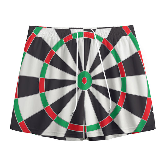 Classic Dartboard Print Mesh Shorts