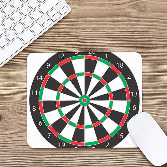 Classic Dartboard Print Mouse Pad