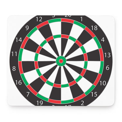Classic Dartboard Print Mouse Pad